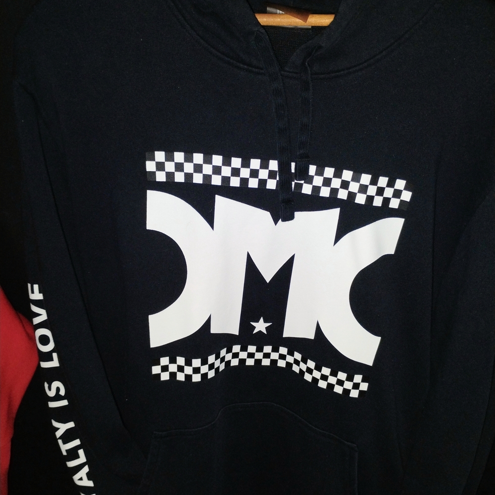 Puma DMX Black and White Checkered Sweatshirt "Loyalty Is Love". Price Dropped